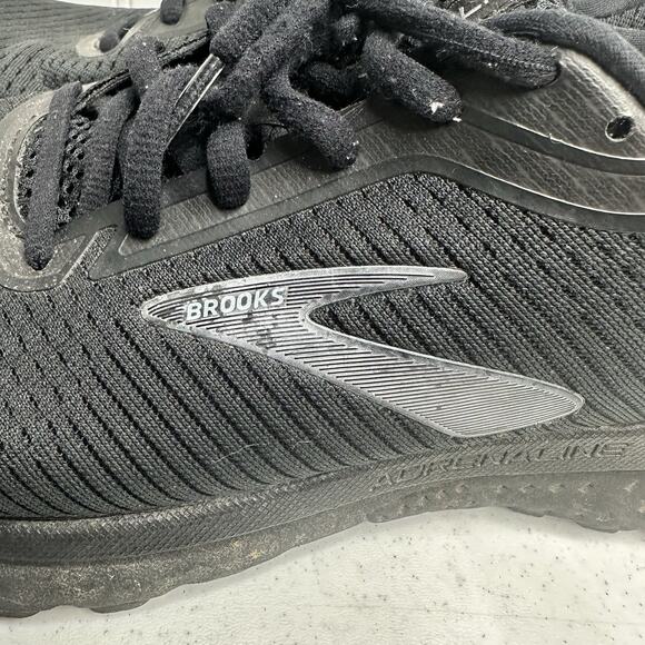 Brooks Adrenaline GTS 20 Mens 9.5 D Black Athletic Running Shoes NO INSOLES - Picture 5 of 9